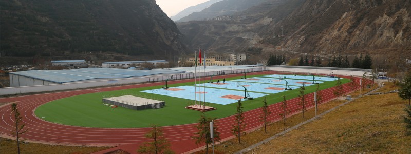 阿坝州中等职业技术学校运动场
